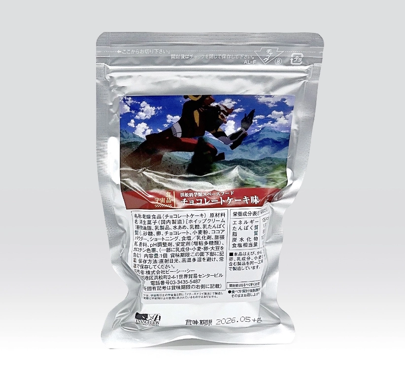 浜松科学館スペースフード チョコレートケーキ味