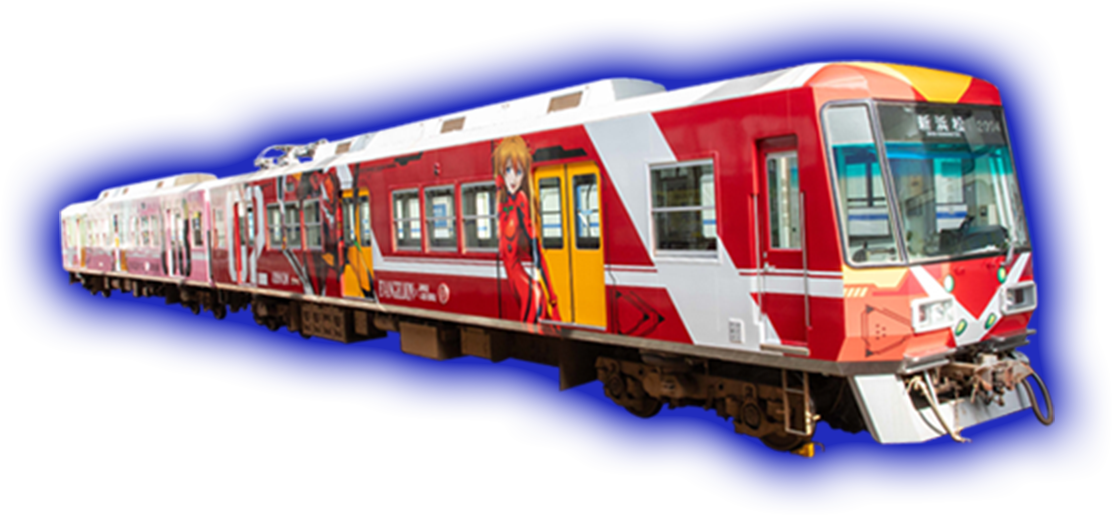 赤電ラッピング電車 アスカver